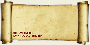 Jovana Gavrić vizit kartica